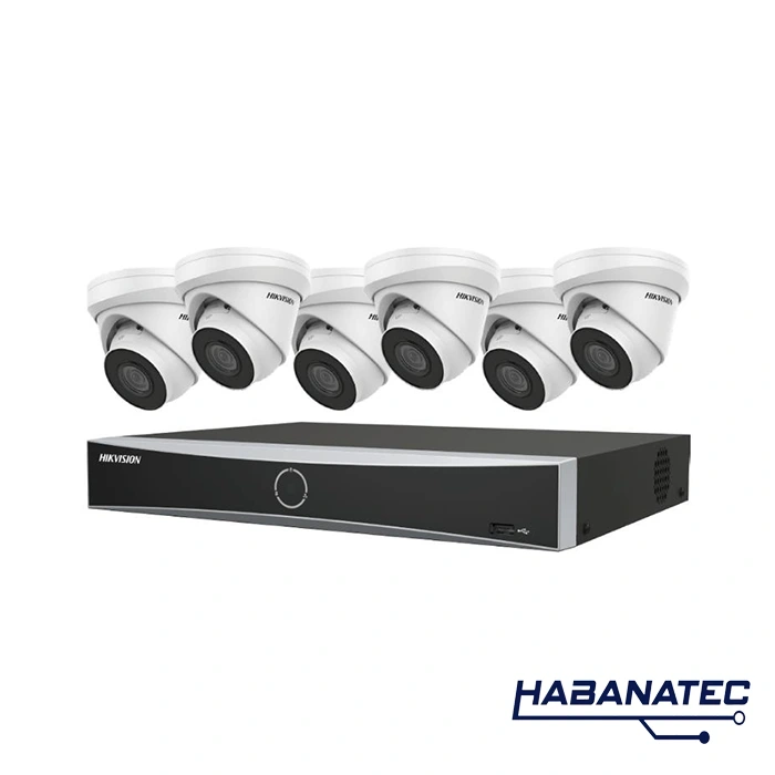 Kit PoE 4K NVR + 6 Camaras ip EKI-K82T86A Kit PoE 4K NVR + 6 Camaras ip EKI-K82T86A