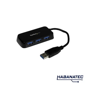 Adaptador Concentrador Hub StarTech USB 3.0 4 Puertos