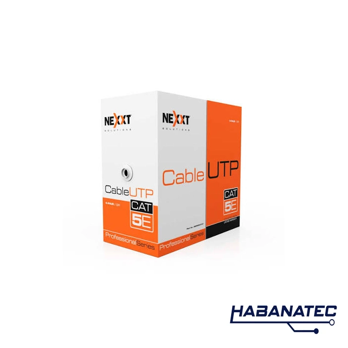 Caja de Cable UTP Nexxt Professional Cat5e 4P 24AWG CM 305m BL Caja de Cable UTP Nexxt Professional Cat5e 4P 24AWG CM 305m BL
